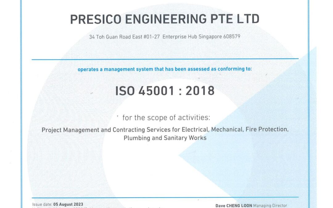 ISO 45001 : 2018